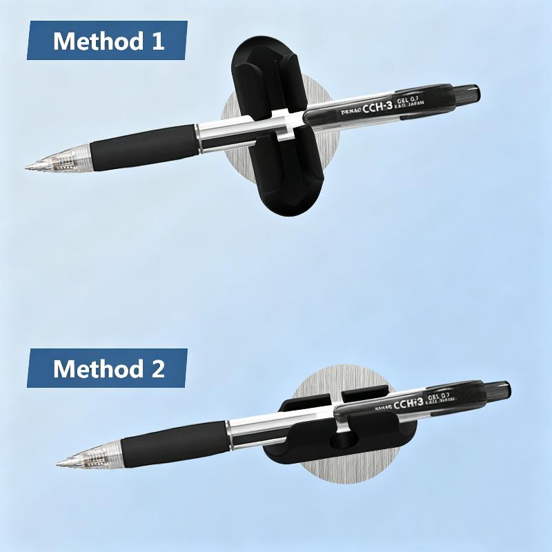 2/3/6Pcs Magnetic Pen Holder Wall Mounted Pen Holder Sticky Pencil Organizer Rack For Pens Markers School Office Supplies