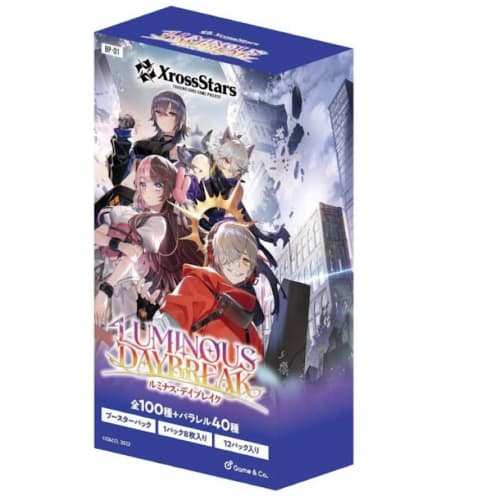 Xross Stars Cross Stars Booster Pack 1st Edition Luminous Daybreak BOX *Purchase 12 BOXes and Receive an Unopened Carton