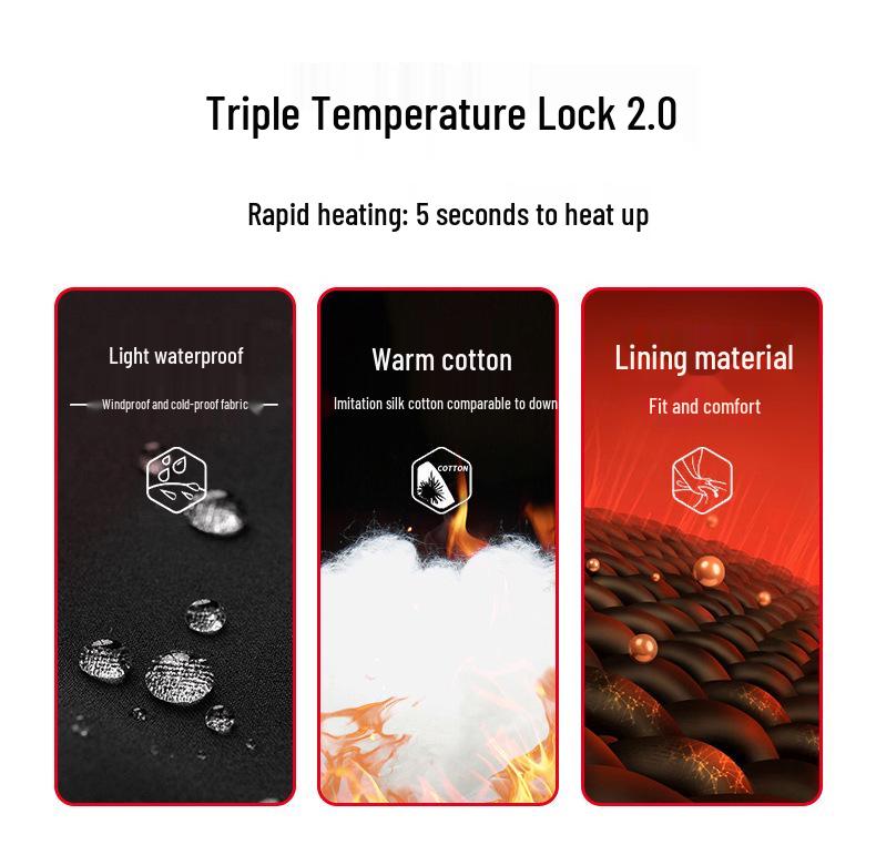 Korean Style Men's Casual Sleeveless Down Cotton Vest - Autumn/Winter, Plus Size