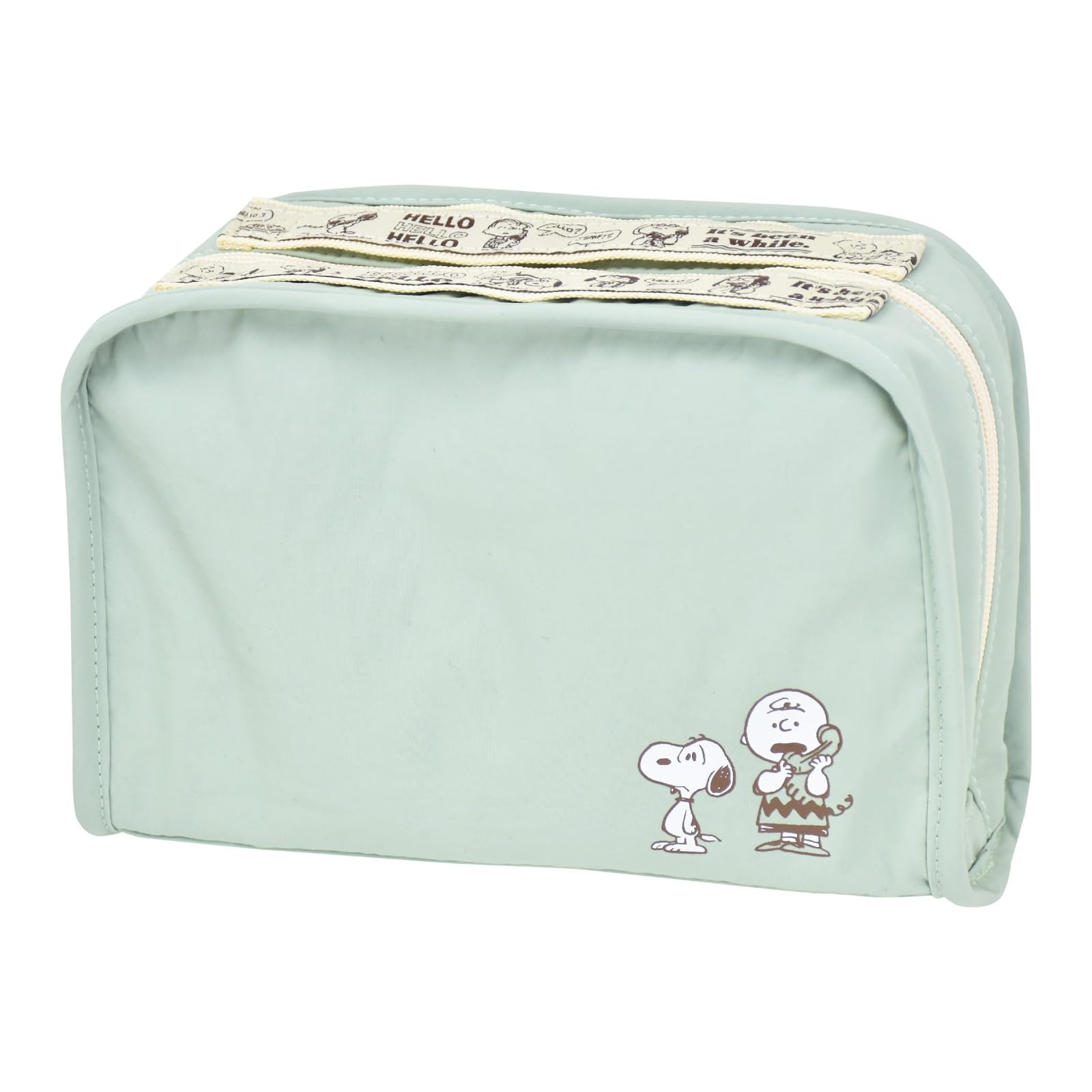 Cosmetic Pouch with Multiple Dividers, GR Snoopy Travel Design, SPZ-4110