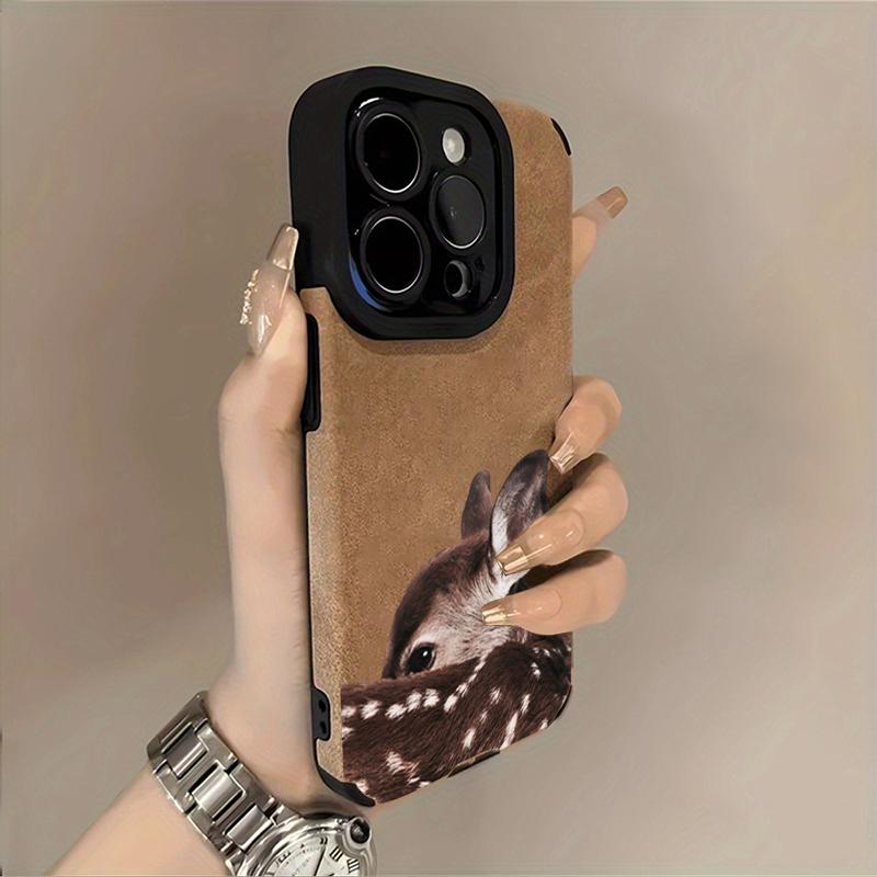 

Cute Fawn Deer Phone Case For iPhone 11 12 13 14 15 Plus 17 16 Pro Max Air XR X XS 7 8 Plus 16E Shockproof Protective Cover iPhone XR