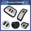 1 Set Automatiska Fotstödspedaler Cover för Volkswagen ID.4 20-24 Silverfärgade