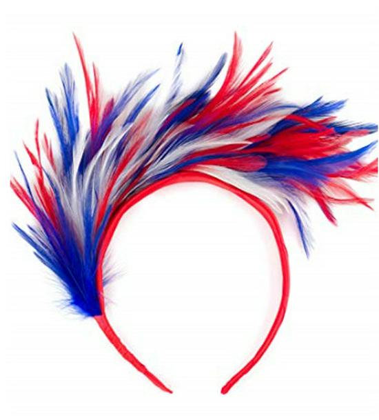 Halloween Colorful Feather Headdress Headband