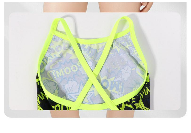 Yingfa Women's Professional Triathlete One-Piece Slimming Swimsuit 8092
