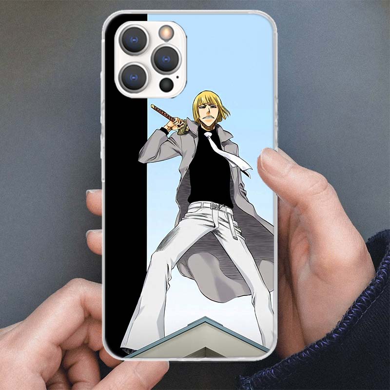 Bleach Shinji Hirako Phone Case For iPhone 17 16 15 14 13 12 11 Pro Max Mini Plus Air 7 SE 8 Soft Silicone Print Shell Funda 17