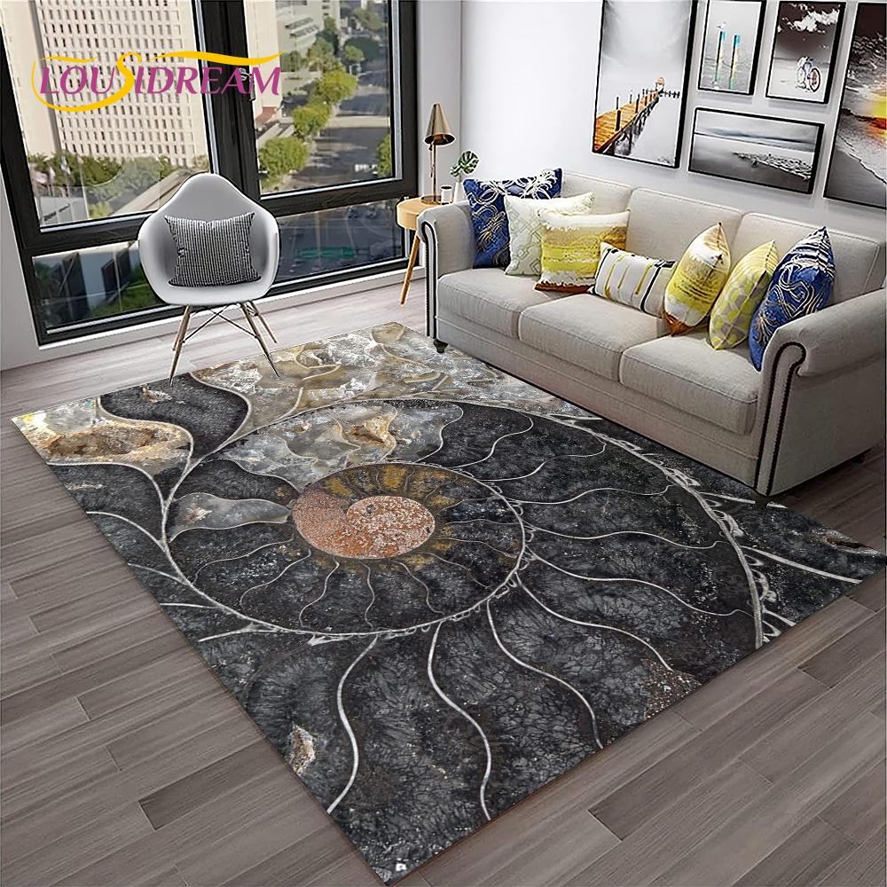 Animal Fossil Dinosaur 3D Series Carpet HD Rug for Home Living Room Bedroom Sofa Doormat Decor,kids Area Rug Non-slip Floor Mat