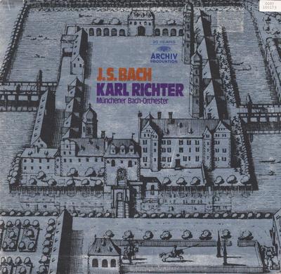 LP Record KARL RICHTER MNCHENER BACHORCHES  J.S. Bach Concertos BWV 1047 BWV  2565010 ARCHIV PRODUKT 1972 Germany Classical Used