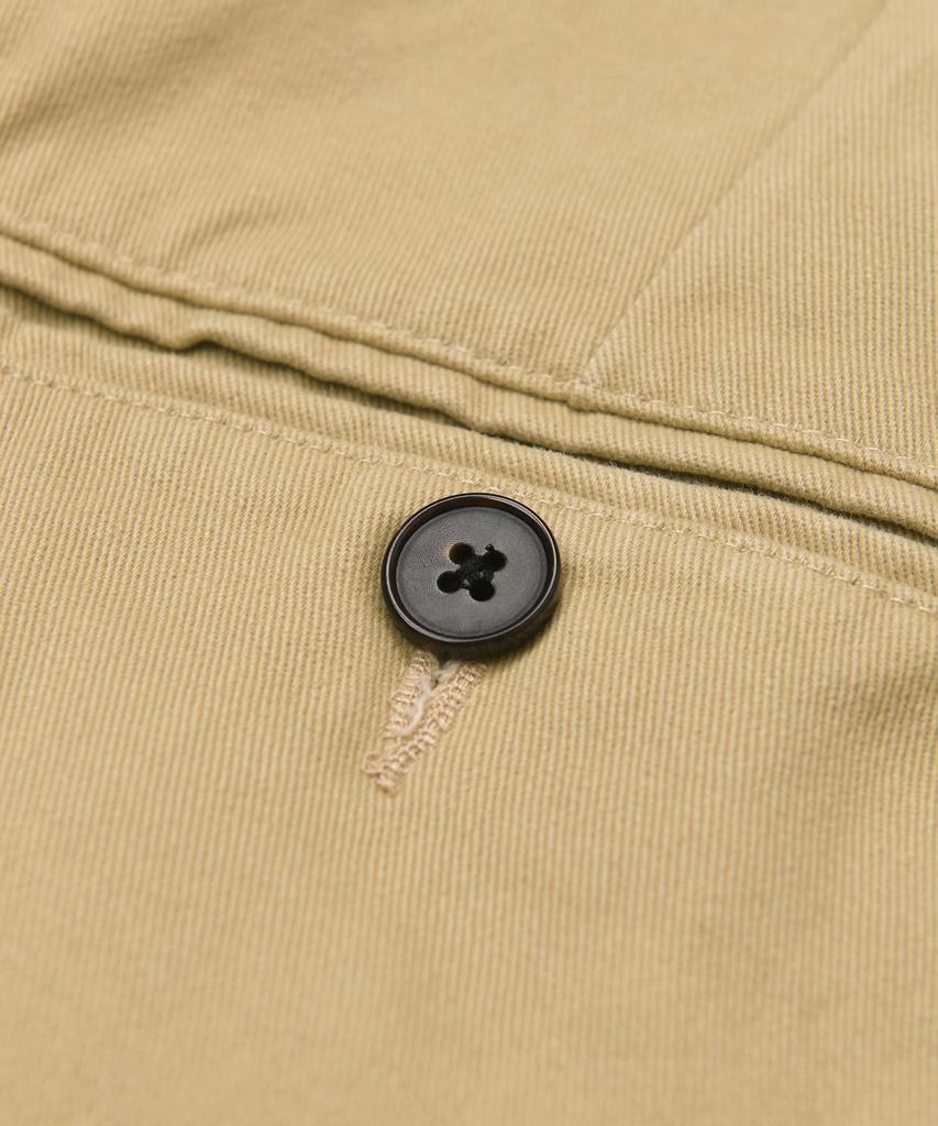 YALE Premium Vintage Two-Tuck Gurkha Chino Pants_Beige