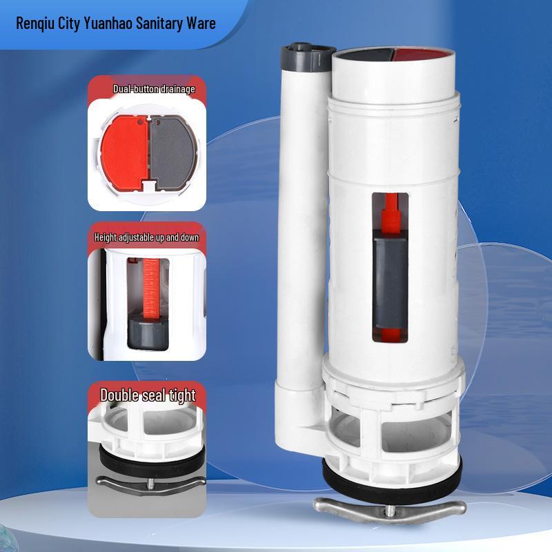 Adjustable High-Pressure Toilet Tank Water Fitting Set