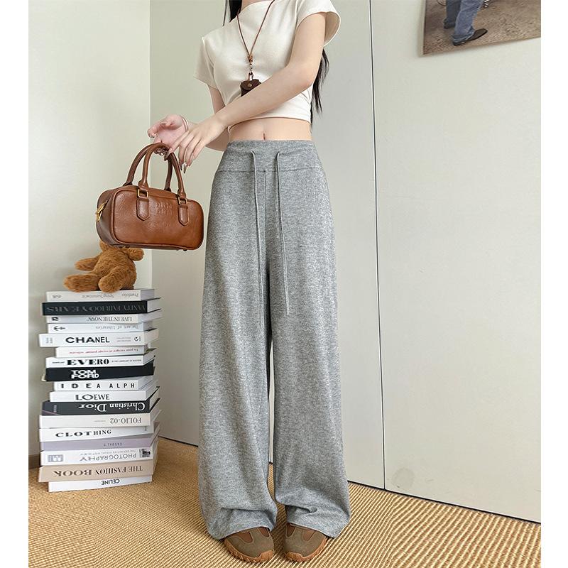 

Новые летние свободные брюки прямого покроя с высокой талией и тонкие повседневные брюки широкого покроя XL