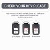 2/3/4 Buttons Remote Car Key Case for Honda Civic Accord Vezel Fit CRV HRV Crz Hrv Polit Jazz Jade Key Cover Fob Accessories