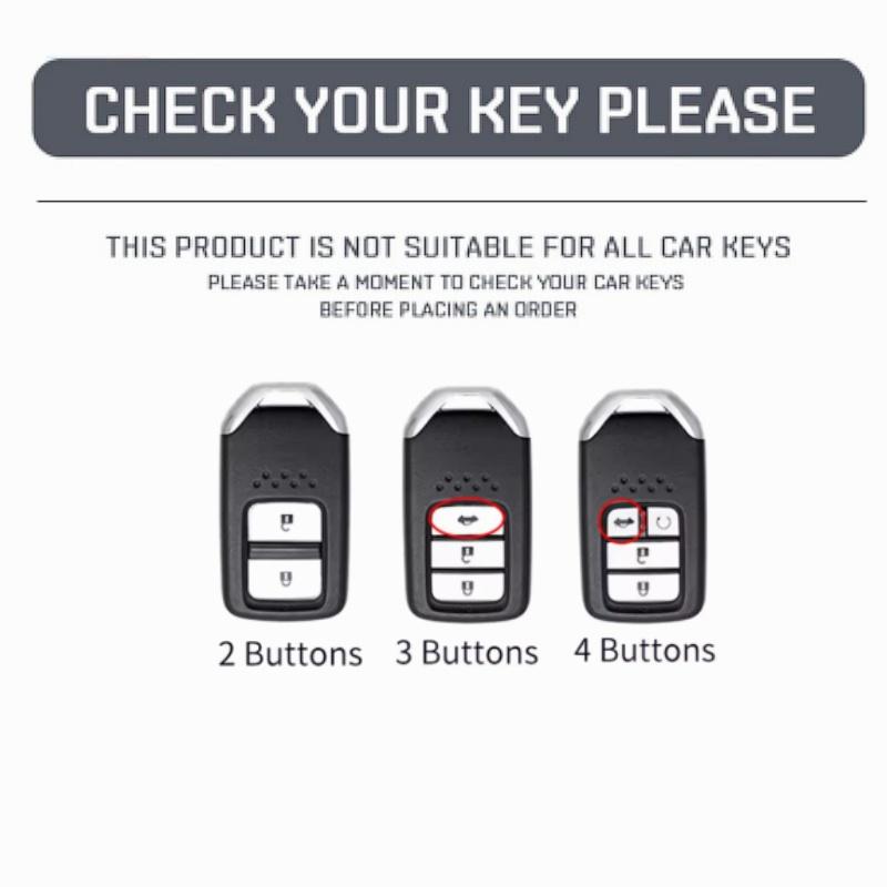 2/3/4 Buttons Remote Car Key Case for Honda Civic Accord Vezel Fit CRV HRV Crz Hrv Polit Jazz Jade Key Cover Fob Accessories