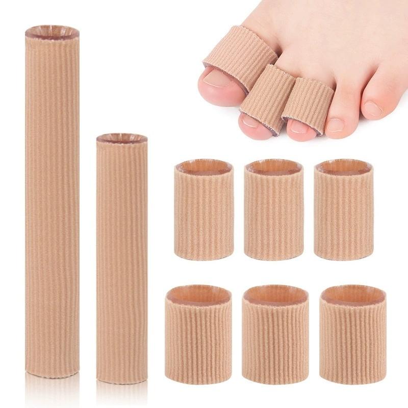 1/3/7pcs mix M/L Fiber Gel Toe Cover Bandage Calluses Protection Anti Abrasion Pain Relief Tube Toe Separator Finger Protector