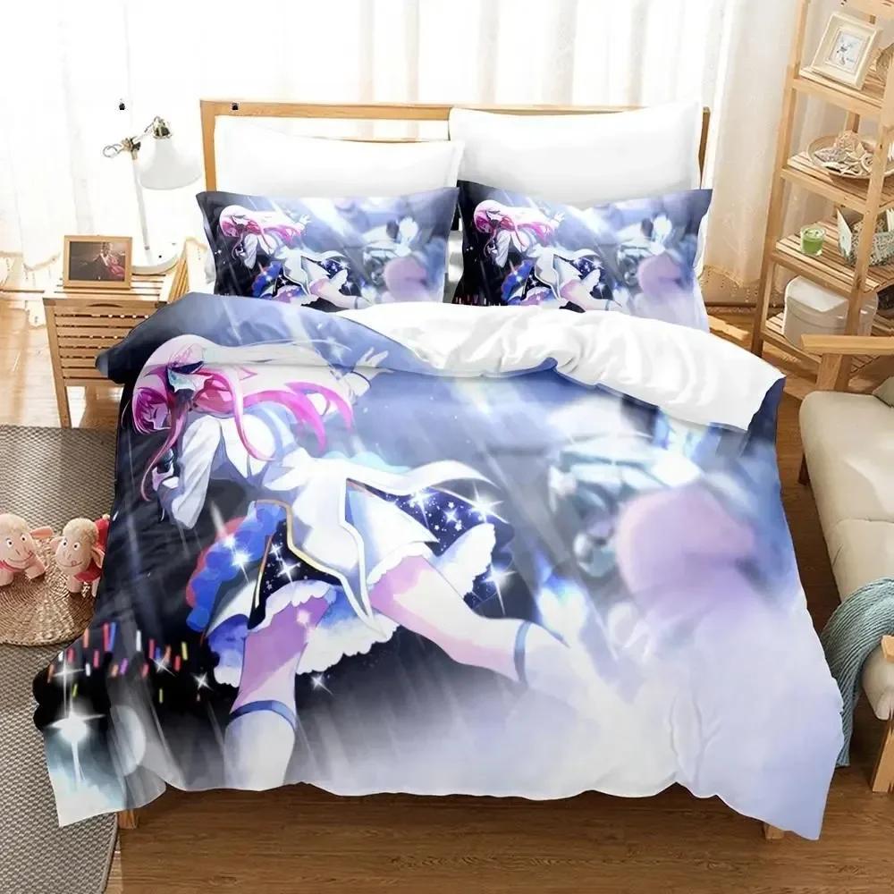

Zombie Land Saga 3D Print bed sheet set Printed Duvet Cover Pillowcase Bedding Set Linen Sheet Quilt Cover Full Queen King Size 70x133cm 2pcs