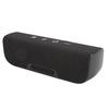Wireless Speaker 10W IPX5 Waterproof FM AUX 3000mAh Inbuilt Microphone Portable Speaker for Outdoor Camping Home Black