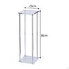 Acrylic Vase for Wedding Centerpieces Tall Flower Vases Tabletop Geometric Risers