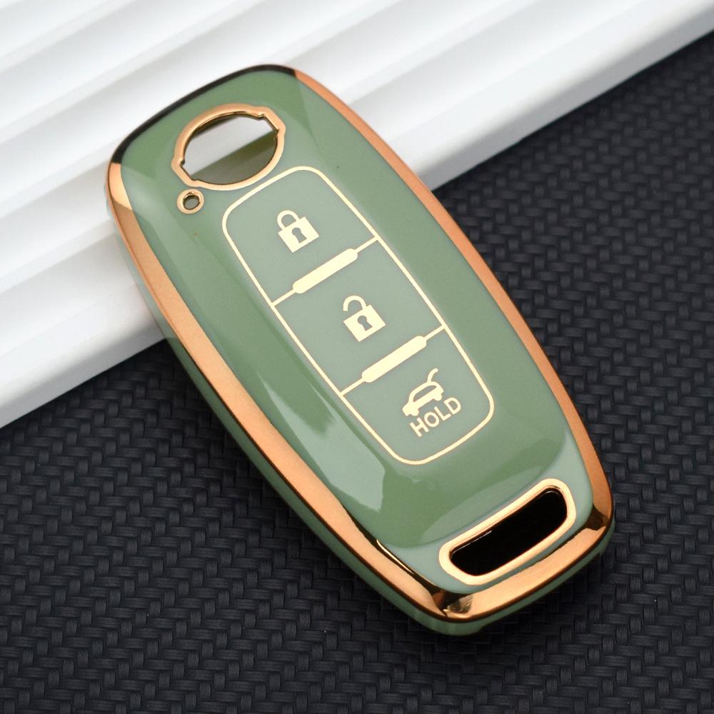 TPU Car Key Case Cover Holder Shell for Nissan Leaf Juke Micra Qashqai J11 X-Trail T32 Tiida Pathfinder Versa Note Patrol Fob