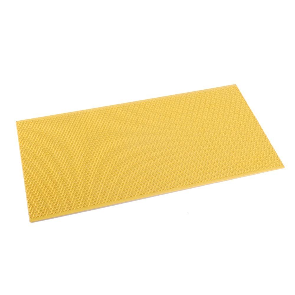 Non-Toxic Beekeeping Frame Plastic Material Reusable Comb Foundation Beekeeper Use жёлтый