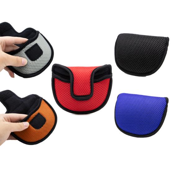 Golf Putter Headcover Portable Mesh Head Cover Versatile Club Protector with Fastener Tape for Most Golf Putters