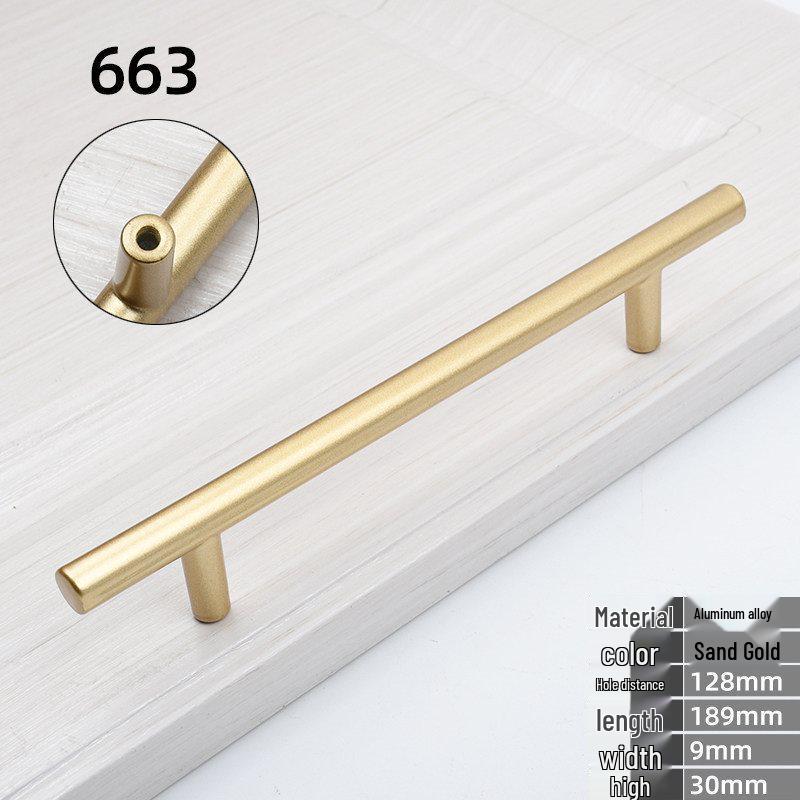 Modern Minimalist Gold Nordic Cabinet & Drawer Handles