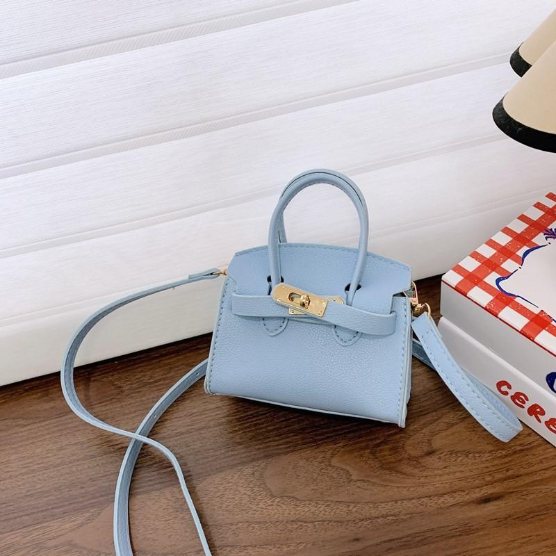 Children Pu Mini Kelly Bag With Breathable Fabric For Daily Use