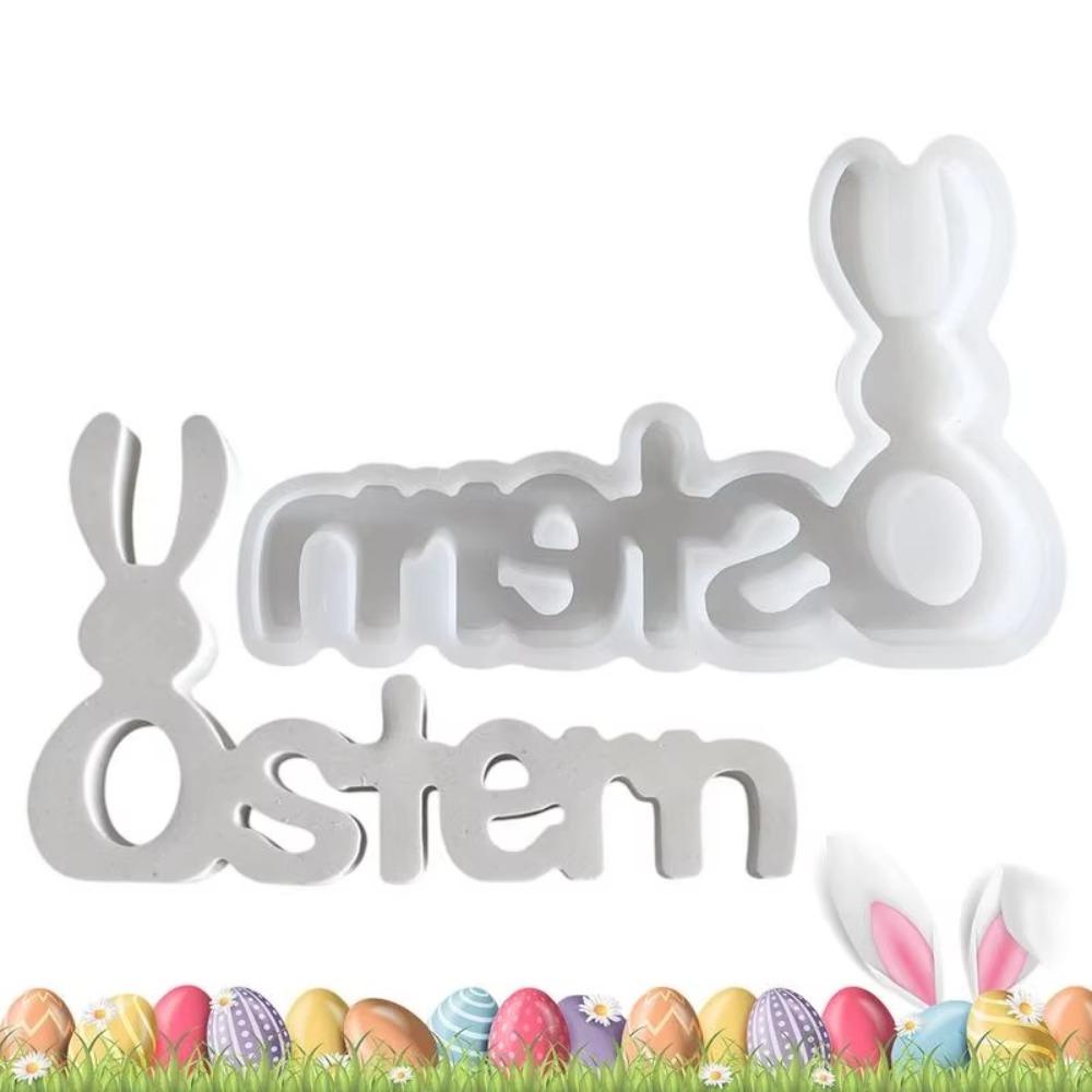 Cute Bunny Silicone Molds Handmade Animal Candle Mold Chocolate Baking Mould Party Favors