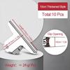12Pcs 4inch Large Bulldog Clip, Silver Stainless Steel File Binder Clips Clamps Metal Food Bag Paper Clips for Home Office Schoo