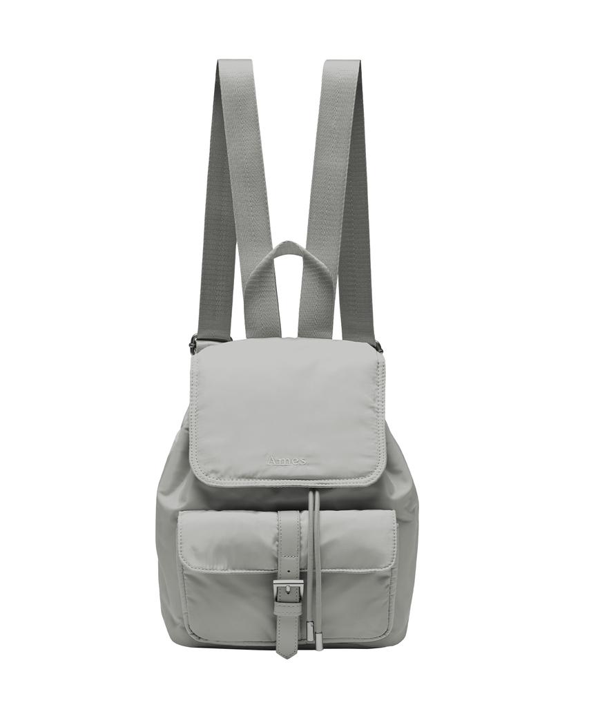 Ames-Worldwide Basic Logo Backpack Silver