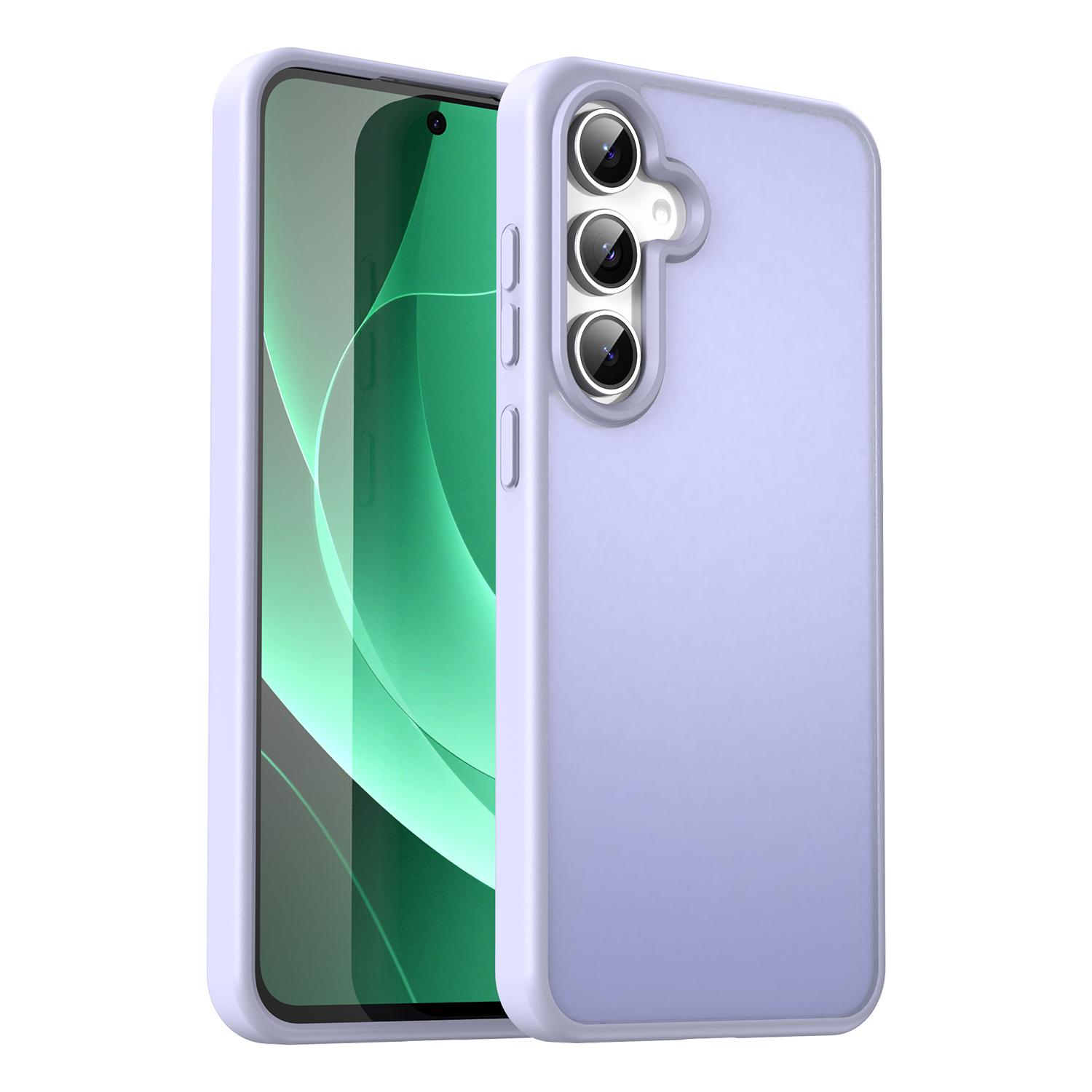 

For Samsung Galaxy S24 FE Case Skin Touch Matte Anti Drop TPU PC Phone Back Cover