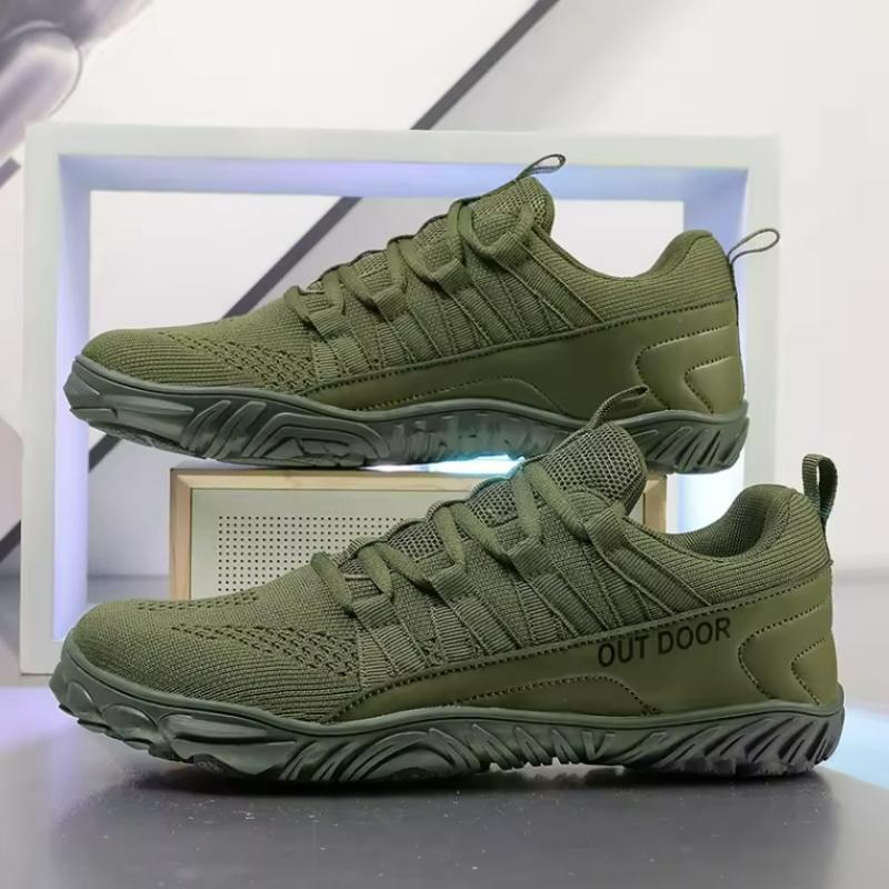 

Новая мужская обувь Более широкая обувь для хайкинга Сетчатая обувь для босиком Мужская повседневная обувь Легкая обувь с широким носком Для улицы Большой размер Мужские кроссовки 39 армия зеленый