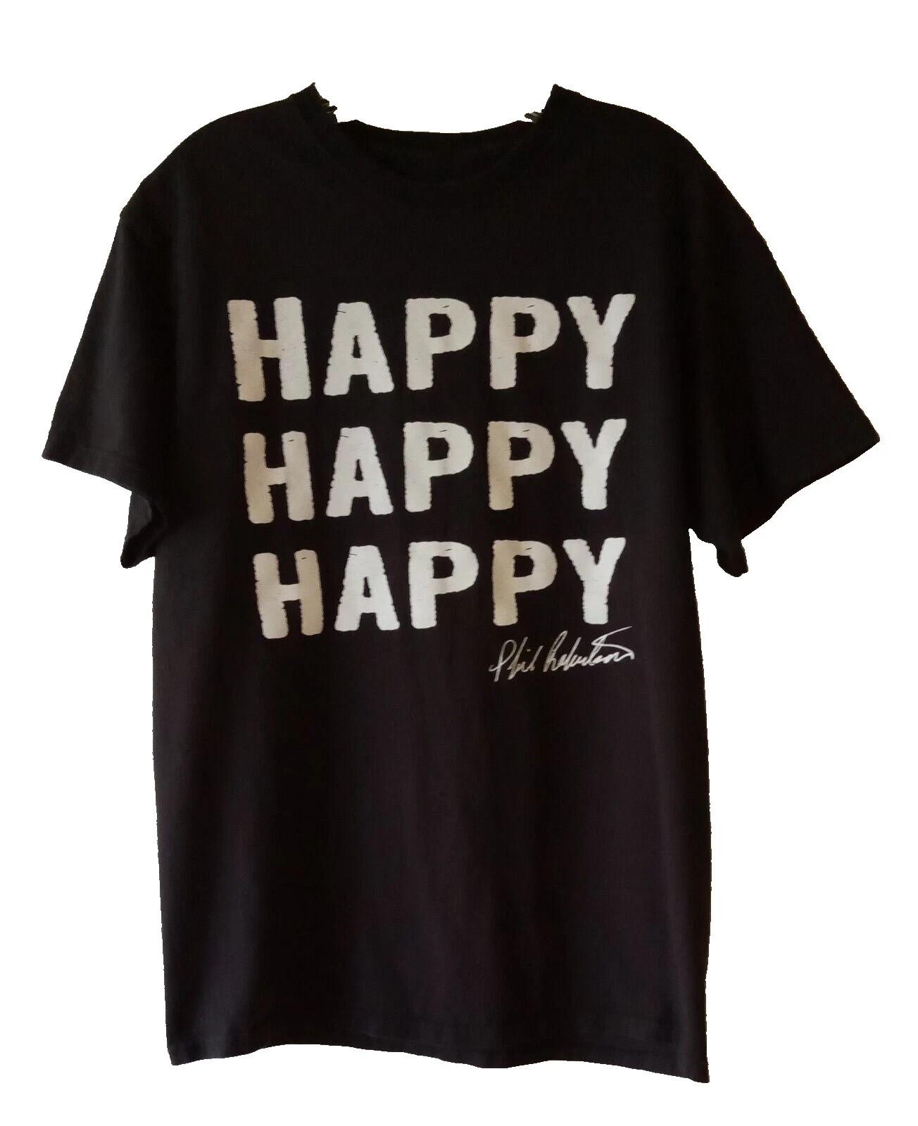 Happy Happy Happy Phil Robertson Duck Commander T Shirt Full Size S-5XL L