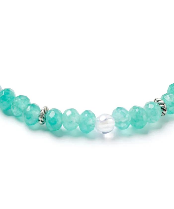 Mint Crystal Stone Bracelet (PLT-BR-064_MT)
