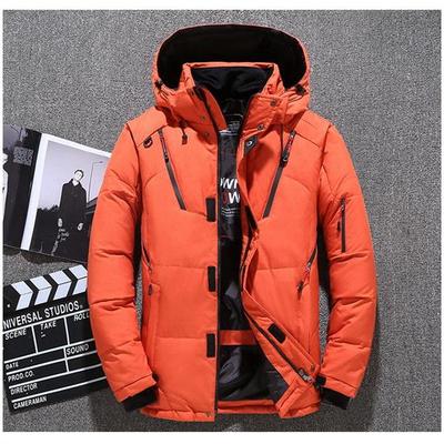 Männliche Weiße Ente Unten Jacke Neue Warme Mit Kapuze männer Dicke Puffer Mantel Mens Casual Hohe Qualität Mantel Thermische Winter parka Männer