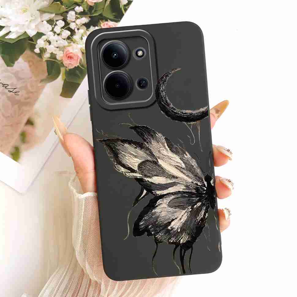 For Xiaomi Redmi 15C 4G Case Cute Couple Flower Cartoon Cover Phone Case For Xiaomi Redmi 15C Redmi15C 4G 5G Back Cover Capa