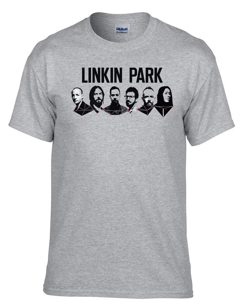 Linkin Park Rock Music Grey TShirt 070Grey 2XL