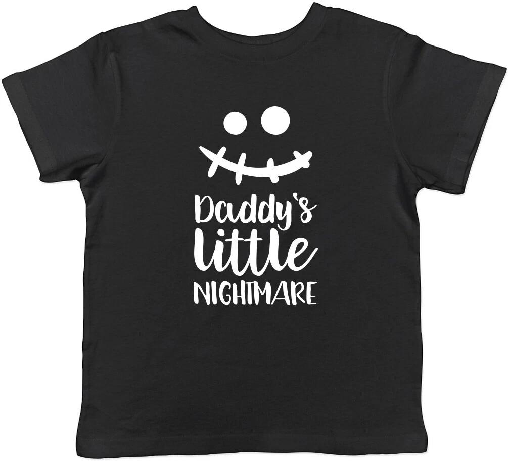 Daddy s Little Nightmare Boys Girls Childrens Kids T-Shirt 160
