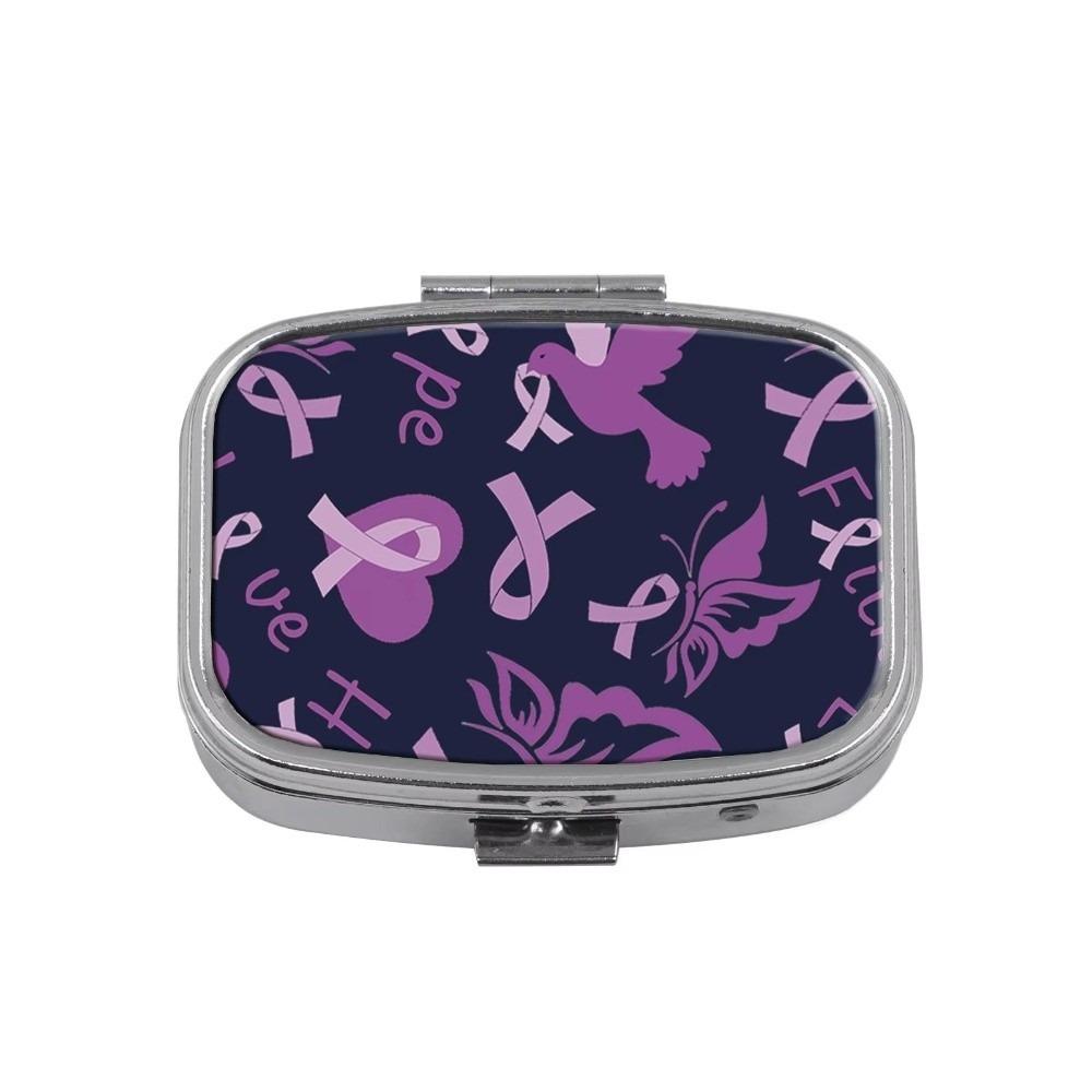 Household Use Mini Size Pill Box 2-Compartment Sealed Storage Medicine Pill Organizer Pill Cases