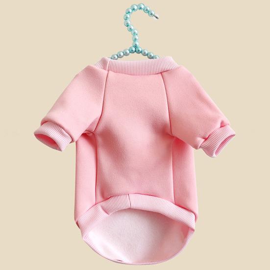 Yousheng Pet Sweater Round Neck Solid Color Thickening Cat Dog Knitwear Sweater for Autumn