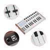 WORLDE TUNA MINI Ultra-Portable 25-Key USB MIDI Keyboard Controller 8 RGB Backlit Trigger Pads with