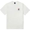 New FILA Cotton Blend F Box Short Sleeve T Shirt T Shirt Unisex White FS2RSG2103XI-VY