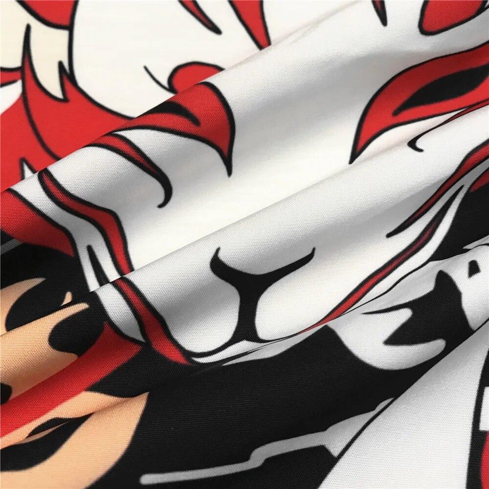 Fox Man Japonské oblečení Yukata Muž Samurai Kostým Haori Obi Beach Pánské Kimono Cardigan Japonská streetwear bunda