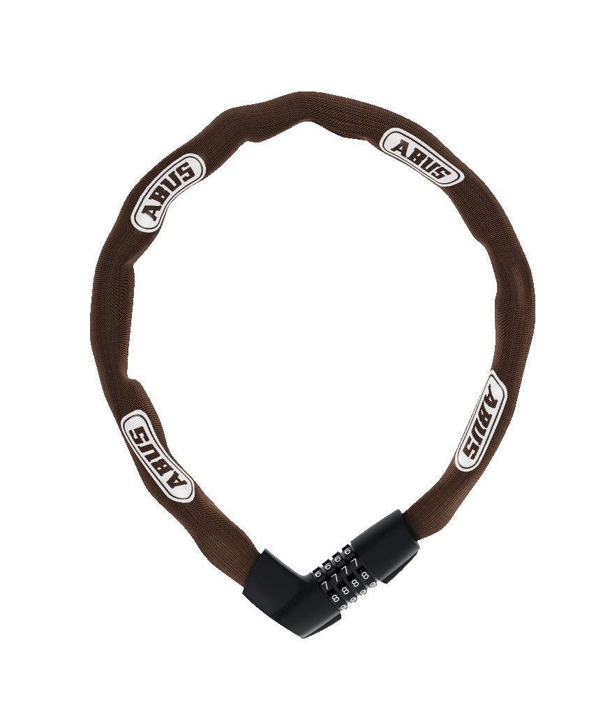 ABUS Tresor pour 85cm lyriamarron 1385/85 Chaîne-antivol vélo