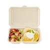Disposable Lunch Box with Laminated 50 Dividers Per Made with Unbleached Rice Water and Oil Commercial ECO&BASIC Dividers, 1000ml, Box, Microwaveable,