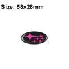 58x28mm Epoxy Car Steering Wheel Center Emblem Sticker for Subaru XV Forester Impreza Tribeca STI WRX BRZ Legacy Accessories ysi8