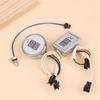 Round/Square Temperature Digital Display Meter Household Natural Gas Water Heater Liquefied Replacement Accessories