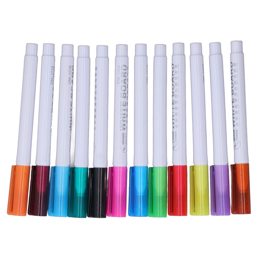 12pcs Floating Ink Pen 12 Colors Water Insoluble DIY Painting Doodle Floating Pen for Kids for Art Project