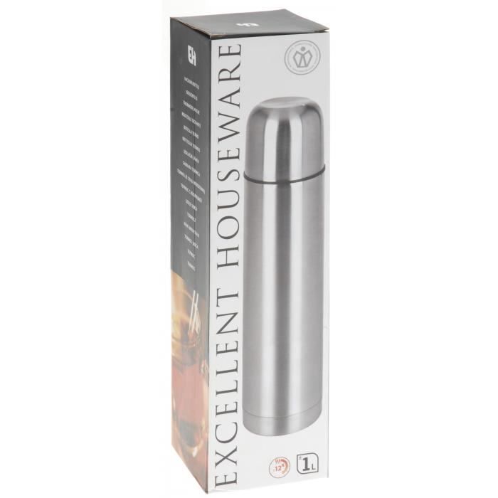 Thermoflasque - Free and Easy - 1 Litre - Acier Inoxydable - Argent - Mixte
