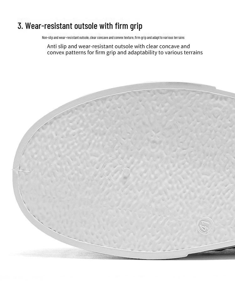 Men's Plus Size High-Top Winter Fleece-Lined Sneakers