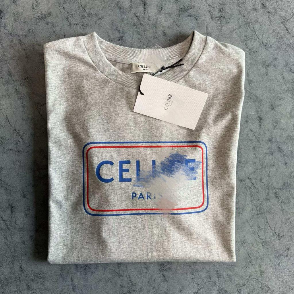 Unisex Casual Fashion Letter Print Round Neck Short Sleeve T-Shirt