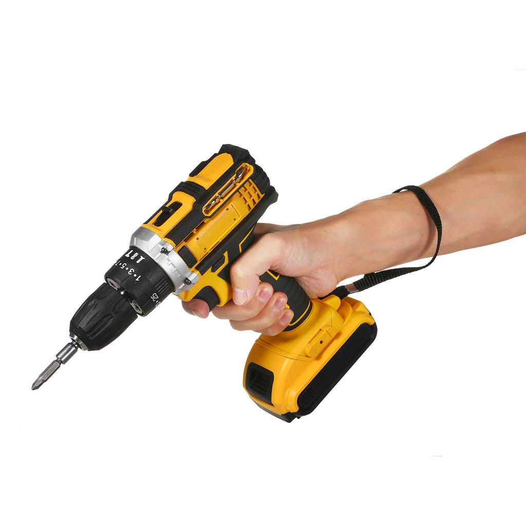 Cordless Drill Driver Kits with 2 Battery 21V Handheld Electric Drill with 38inch Keyless Chuck